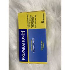 Viên Đặt Trĩ Preparation H - Giải Pháp Chăm Sóc Hậu Môn Không Kích Ứng, Hiệu Quả Cho Người Lớn, An Toàn Dễ Sử Dụng