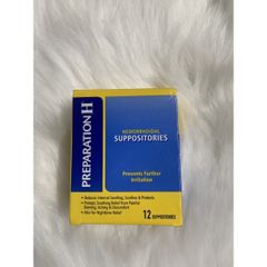 Viên Đặt Trĩ Preparation H - Giải Pháp Chăm Sóc Hậu Môn Không Kích Ứng, Hiệu Quả Cho Người Lớn, An Toàn Dễ Sử Dụng