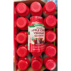 Kẹo dẻo giấm táo Nature’s Truth 120 viên - Hỗ trợ tiêu hóa, giảm cân, không chứa hương liệu nhân tạo, NON-GMO