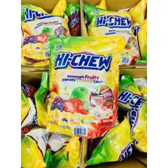 Kẹo Dẻo Trái Cây Morinaga Hi-Chew 850G - Hương Vị Dâu Tây, Táo, Xoài, Nho - Món Ngon Lành Mạnh Cho Trẻ Em và Người Lớn