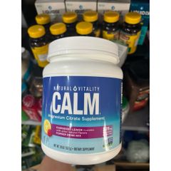 Bột Magie CALM Chanh & Raspberry - 567g Hỗ Trợ Sức Khỏe Xương, Tim Mạch, Não Bộ - Vitamin và Khoáng Chất Tự Nhiên