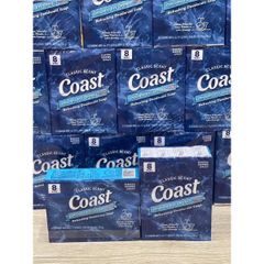 Xà Bông Coast Cục Hàng Mỹ Chính Hãng - Lốc 8 Cục Thơm Dịu Nhẹ, An Toàn Cho Gia Đình, Vệ Sinh Cá Nhân