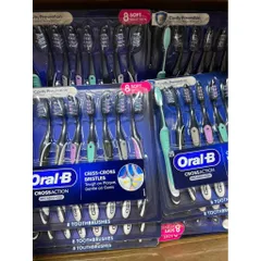 Bộ 8 Bàn Chải Đánh Răng Oral-B CrossAction Advanced - Giải Pháp Chăm Sóc Răng Miệng Cho Gia Đình