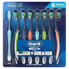 Bộ 8 Bàn Chải Đánh Răng Oral-B CrossAction Advanced - Giải Pháp Chăm Sóc Răng Miệng Cho Gia Đình