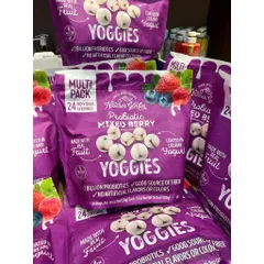 Snack Sữa Chua Trái Cây Nature’s Garden Yoggies – Bổ Sung Lợi Khuẩn, Ăn Vặt Lành Mạnh, 24 Gói Tiện Dụng