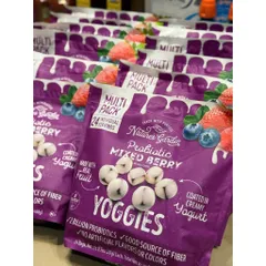 Snack Sữa Chua Trái Cây Nature’s Garden Yoggies – Bổ Sung Lợi Khuẩn, Ăn Vặt Lành Mạnh, 24 Gói Tiện Dụng