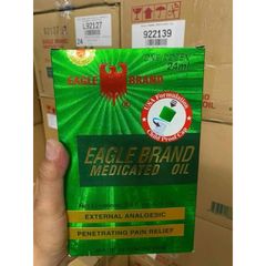 Dầu Gió Xanh Eagle Brand 24ml Chính Hãng Mỹ - Giúp Giữ Ấm, Xoa Dịu Đau Nhức, Thư Giãn Tinh Thần (Lốc 12 Chai)