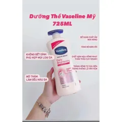 Dưỡng thể Vaseline 725ml của Mỹ mẫu mới nhất