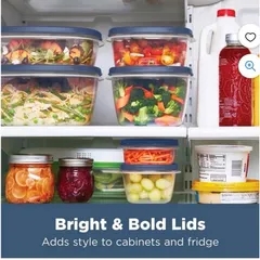 🇺🇸SET HỘP ĐỰNG ĐA NĂNG SIÊU AN TOÀN #RUBBERMAID EASY FIND 26 MÓN (13 HỘP) - 👉Made in USA🇺🇸
