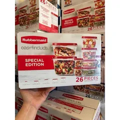 🇺🇸SET HỘP ĐỰNG ĐA NĂNG SIÊU AN TOÀN #RUBBERMAID EASY FIND 26 MÓN (13 HỘP) - 👉Made in USA🇺🇸