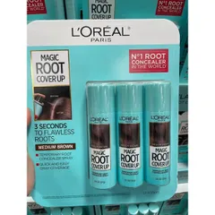 Xịt nhuộm phủ chân tóc tạm thời Loreal Paris Magic Root Cover Up (57g)