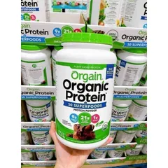 🍀Bột Đ.ạm T.hực V.ật H.ữu c.ơ Mỹ O.RGAIN Or.ganic P.rotein & S.uperfoods P.ro.tein P.owder 1224g