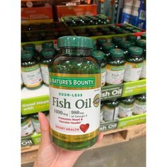 Dầu Cá Không Mùi Nature's Bounty Fish Oil 1400mg 130 Viên 395095