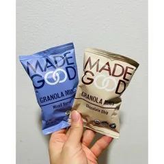 Snack Yến Mạch Made Good Granola Minis Bịch 24 Gói, Hữu Cơ, Thấp Calo, Thực Phẩm Lành Mạnh Cho Mẹ Bầu, Trẻ Em và Người Già