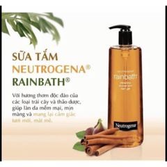 Sữa Tắm Dưỡng Ẩm Neutrogena Rainbath - Gel Tắm Refreshing Hương Trái Cây Tươi Mát, Làm Sạch Sâu và Giúp Da Mềm Mại
