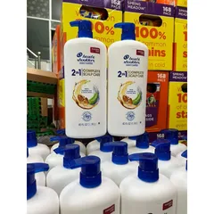 Dầu gội xả Head and Shoulders 2 in 1 Complete Scalp Care Mỹ - Chăm sóc tóc hiệu quả, ngăn gàu, cấp ẩm và nuôi dưỡng tóc chắc khỏe