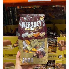 Socola Hershey's 145 Viên Đủ Vị 1.47kg - Hương vị Ngọt Đắng Thơm Ngon từ Mỹ, Đặc Sản Thích Hợp Cho Mọi Dịp