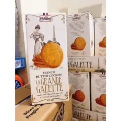 Bánh Quy Bơ Pháp La Grande Galette 600g - Bánh Nguyên Chất, Hương Vị Đậm Đà, Quà Tặng Sang Trọng cho Dịp Lễ Tết