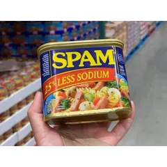 Thịt Hộp Spam Mỹ Ngon - Tiện Lợi Dùng Ngay, Đậm Đà Hương Vị, Thực Phẩm Lý Tưởng Cho Bữa Ăn Nhanh