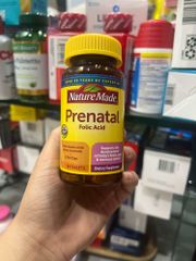 Vitamin Tổng Hợp Mẹ Bầu Prenatal Nature Made - Bổ Sung Axit Folic, Hỗ Trợ Sức Khỏe Thai Kỳ & Phát Triển Thai Nhi