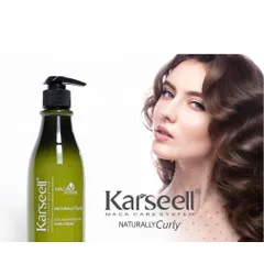 Gel Tạo Kiểu Tóc Uốn Xoăn Karseell Maca Naturally Curly 500ml - Dưỡng Tóc Bóng Mượt, Giữ Nếp Lâu Dài, Phù Hợp Với Tóc Mỏng