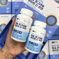 Viên uống bổ sung Canxi, Magie, Vitamin D và Kẽm Nutra Pharm - Chăm sóc xương khớp, 120 viên, sức khỏe cho gia đình