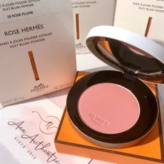 Phấn Má Hermes Rose Plume 28 - Màu Hồng Ngọt Ngào, Tự Nhiên, Dưỡng Da, Thiết Kế Sang Trọng, Trang Điểm Hoàn Hảo cho Phái Đẹp