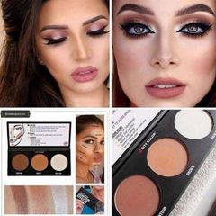 Phấn Tạo Khối City Color Contour Effect Palette 3 Ô - Trang Điểm Hiệu Quả với Contour, Bronze, Highlight Cho Khuôn Mặt Sáng Da