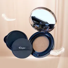 Phấn Nước Elujai Black Cushion Kèm Lõi - Che Khuyết Điểm Tốt, Mịn Màng, Trang Điểm Tiện Lợi từ Hàn Quốc