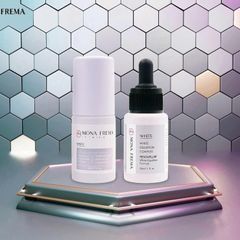 Bộ Đôi Serum Trị Nám Mona Frema - Serum White & White-Equation Reinforcing Concentrate Giúp Da Trắng Sáng, Mờ Nám Hiệu Quả