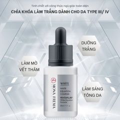 Bộ Đôi Serum Trị Nám Mona Frema - Serum White & White-Equation Reinforcing Concentrate Giúp Da Trắng Sáng, Mờ Nám Hiệu Quả