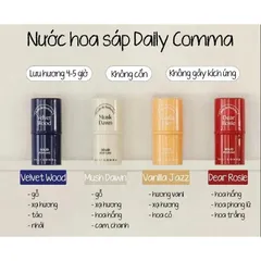 Nước Hoa Sáp Daily Comma Solid Perfume - Hương Ngọt Ngào, Lưu Hương Lâu, Tiện Lợi Dùng Mọi Lúc