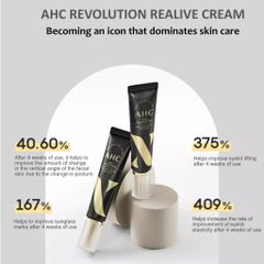 Kem Dưỡng Mắt AHC Ten Revolution 30ml - Làm Sáng Da, Giảm Thâm Quầng & Nếp Nhăn, Chăm Sóc Toàn Diện Cho Da Nhạy Cảm
