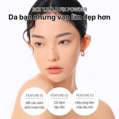 Phấn Phủ Kiềm Dầu 3CE Makeup Fix Powder 9g - Tạo Lớp Trang Điểm Lâu, Mịn Màng Tự Nhiên, Dưỡng Ẩm Da