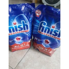 Viên Rửa Bát Finish Nhật Bản 150 Viên - Bột Rửa Bát Cao Cấp 2.2kg, Khả Năng Tẩy Rửa Mạnh, Sáng Bóng, Thơm Mát