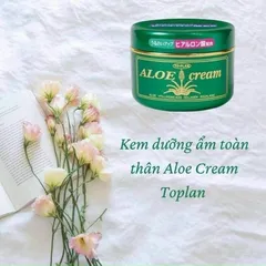 Kem Dưỡng Ẩm Chiết Xuất Lô Hội To-Plan Aloe Chất Lượng Nhật Bản 170g - Dưỡng Da Sáng Mịn, Ngừa Lão Hóa, Giảm Khô Rát