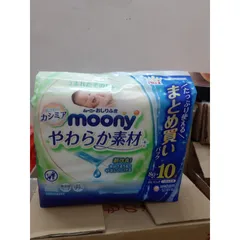 Khăn Giấy Ướt Moony Nhật Bản - Combo 76 Tờ An Toàn Cho Bé - Giữ Ẩm Da, Không Hóa Chất, Dành Cho Trẻ Sơ Sinh