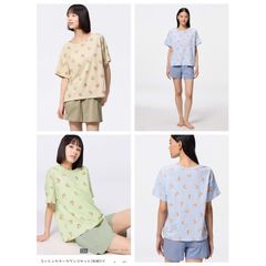 Bộ đồ nữ cotton Gu Japan - Thoải mái, co giãn, màu sắc đẹp, giặt máy không phai màu - Thời trang mặc nhà lý tưởng