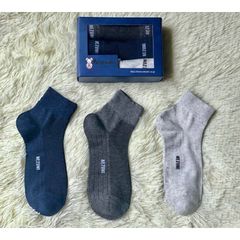 Set 6 Đôi Tất Nezumi Nhật Bản - Vớ Cotton Co Giãn, Cổ Cao và Thấp, Dễ Chịu cho Nam Nữ, Nhiều Màu Sắc