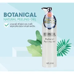 Gel Tẩy Da Chết Botanica Natural Peeling 250g - Sản phẩm chăm sóc da mặt Nhật Bản, loại bỏ tế bào chết, làm sáng da và giảm lỗ chân lông.