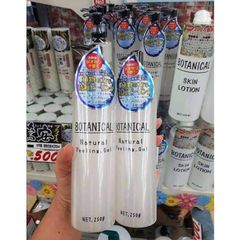 Gel Tẩy Da Chết Botanica Natural Peeling 250g - Sản phẩm chăm sóc da mặt Nhật Bản, loại bỏ tế bào chết, làm sáng da và giảm lỗ chân lông.