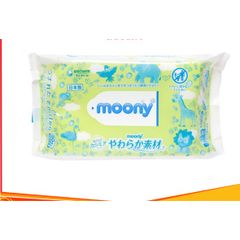Khăn Giấy Ướt Moony 76 Tờ - Vệ Sinh Da Bé Giai Đoạn Sơ Sinh An Toàn, Tự Nhiên và Không Hóa Chất – Sản Phẩm Nhật Bản