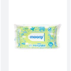 Khăn Giấy Ướt Moony 76 Tờ - Vệ Sinh Da Bé Giai Đoạn Sơ Sinh An Toàn, Tự Nhiên và Không Hóa Chất – Sản Phẩm Nhật Bản