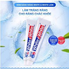 Kem Đánh Răng White & White 150g - Chăm Sóc Răng Miệng Nhật Bản, Sạch Bẩn & Thơm Mát, Ngăn Ngừa Sâu Răng