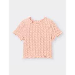 Áo sơ mi nhún dáng Croptop Gu Japan