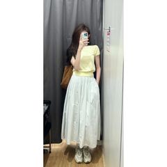 Chân Váy Xếp Ly Dáng Dài Bồng Bềnh Uni Japan - Thời Trang Nữ Hiện Đại, Phong Cách Thanh Lịch, Mẫu Mới 2025