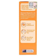 Giọt Vitamin D3 + K2 Nature's Way 11ml - Hỗ trợ phát triển chiều cao và sức khỏe xương cho trẻ em
