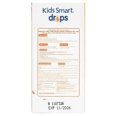 Giọt Vitamin D3 + K2 Nature's Way 11ml - Hỗ trợ phát triển chiều cao và sức khỏe xương cho trẻ em