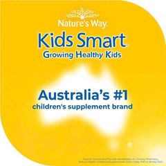 Viên uống bổ sung vitamin cho trẻ em Nature's Way Kids Smart Vita Gummies - Hỗ trợ miễn dịch, tăng cường sức khỏe, vị mâm xôi ngon miệng