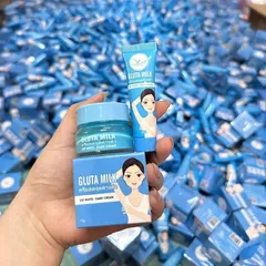 Kem Khử Thâm Nách Gluta Milk VIP White Thái Lan - Giảm Thâm, Làm Trắng Da, Khử Mùi, Hộp 15g - Mua 1 Tặng 1